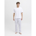 Jack & Jones Jack & Jones Heren Pyjama Set Lange Pyjamabroek JACFLORENCE Wit Gestreept