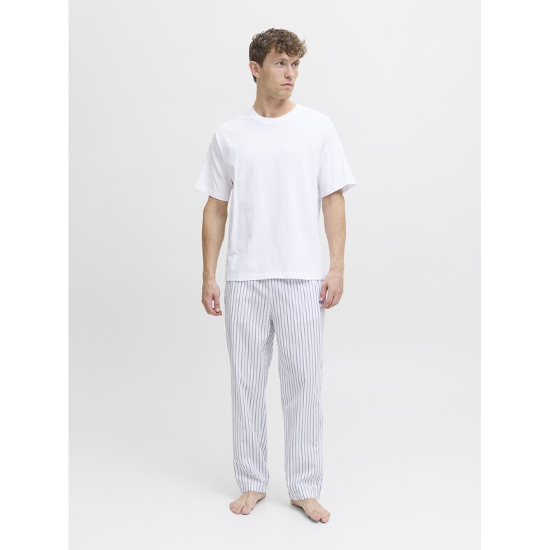 Jack & Jones Jack & Jones Men's Pyjama Set Long Pyjama Pants JACFLORENCE White Striped