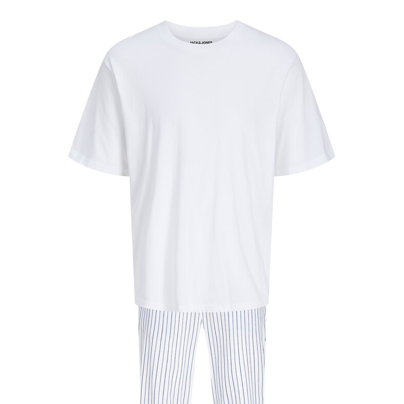 Jack & Jones Jack & Jones Men's Pyjama Set Long Pyjama Pants JACFLORENCE White Striped