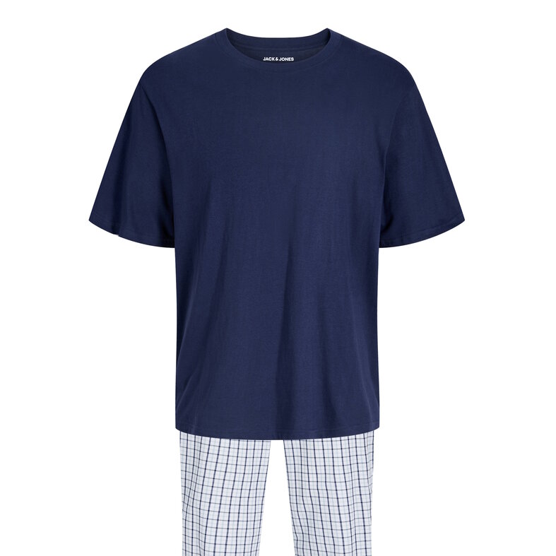 Jack & Jones Jack & Jones Men's Pyjama Set Long Pyjama Pants JACFLORENCE Blue/White Blocked