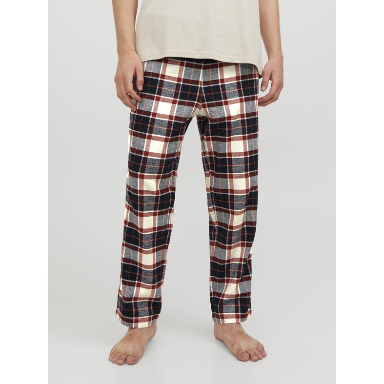 Jack & Jones Jack & Jones Men's Pyjama Pants Flannel Long Pipes JACRIMON PANTS Checkered