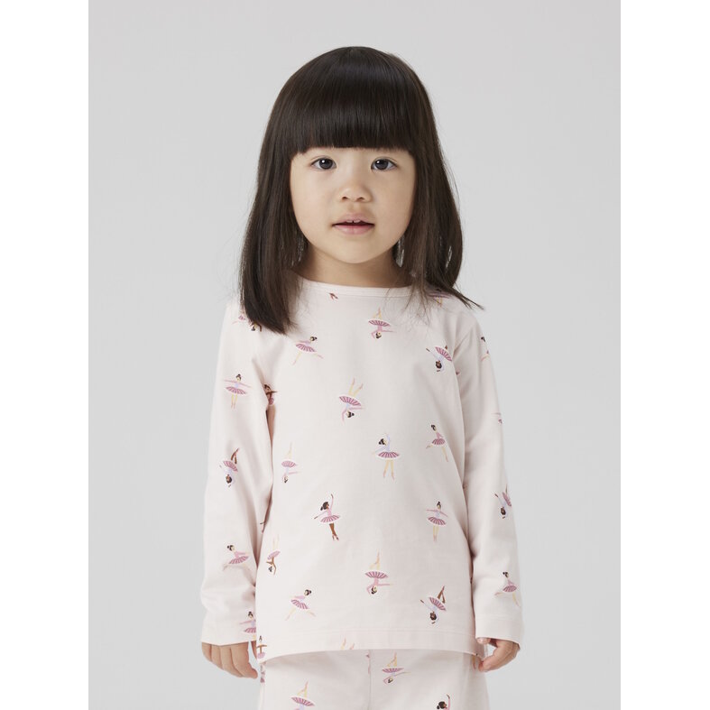 Name It Name It Meisjes Pyjama Set NMFNIGHTSET BALLARINA Roze
