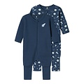 Name It Name It Baby Pyjama NBMNIGHTSUIT Zip 2-Pack Blauw