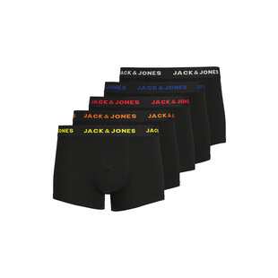 Jack & Jones Junior Boxershorts Jongens Trunks JACBLACK FRIDAY Zwart 5-Pack
