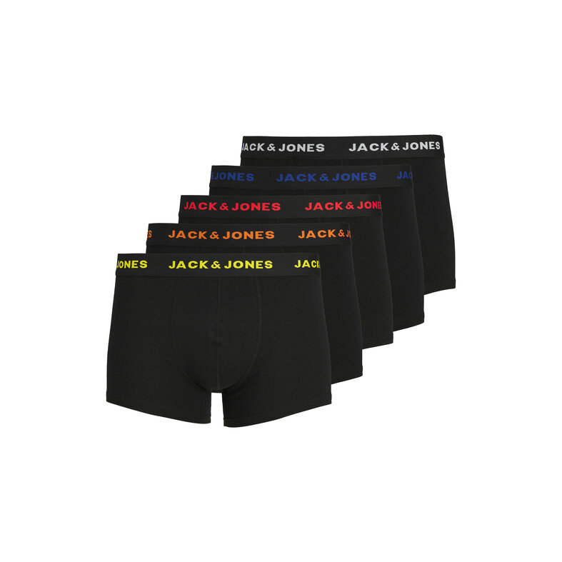 Jack & Jones Junior Jack & Jones Junior Boxershorts Jongens Trunks JACBLACK FRIDAY Zwart 5-Pack