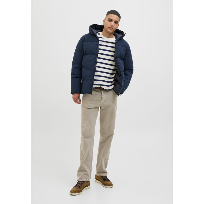 Jack & Jones Jack & Jones Men's Winter Jacket JJGLOBAL Puffer Jacket Sky Captain Dark Blue