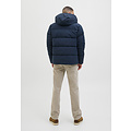 Jack & Jones Jack & Jones Heren Winterjas JJGLOBAL Puffer Jacket Sky Captain Donkerblauw