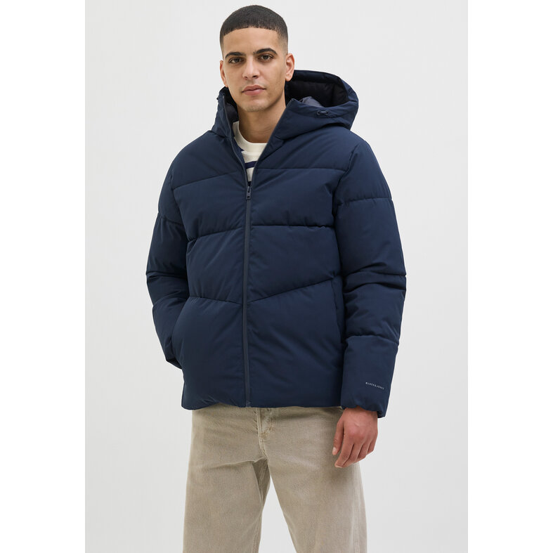 Jack & Jones Jack & Jones Men's Winter Jacket JJGLOBAL Puffer Jacket Sky Captain Dark Blue