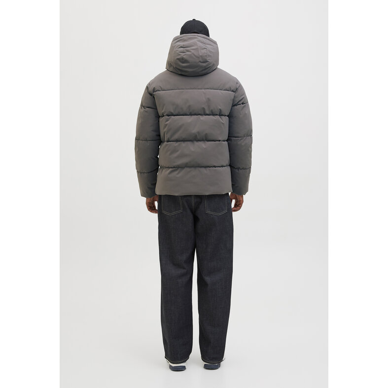 Jack & Jones Jack & Jones Men's Winter Jacket JJGLOBAL Puffer Jacket Castlerock Gray