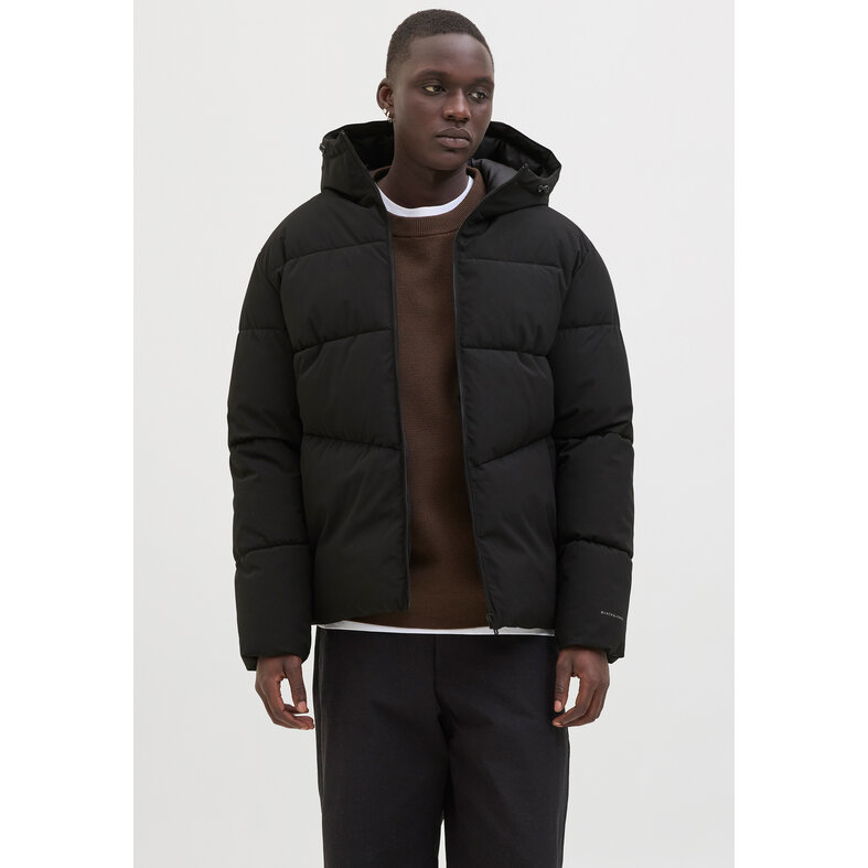 Jack & Jones Jack & Jones Men's Winter Jacket JJGLOBAL Puffer Jacket Black