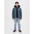 Jack & Jones Junior Jack & Jones Junior Boys Winter Coat JJGLOBAL Puffer Jacket Blue