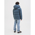 Jack & Jones Junior Jack & Jones Junior Jongens Winterjas JJGLOBAL Puffer Jacket Blauw
