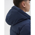 Jack & Jones Junior Jack & Jones Junior Jongens Winterjas JJGLOBAL Puffer Jacket Donkerblauw