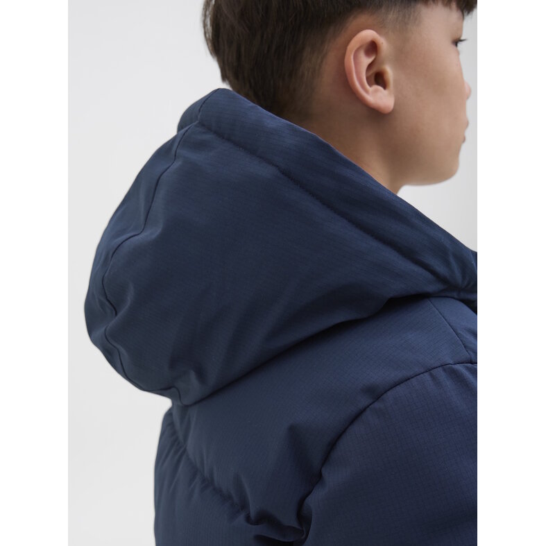 Jack & Jones Junior Jack & Jones Junior Jongens Winterjas JJGLOBAL Puffer Jacket Donkerblauw