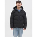 Jack & Jones Junior Jack & Jones Junior Jongens Winterjas JJGLOBAL Puffer Jacket Zwart