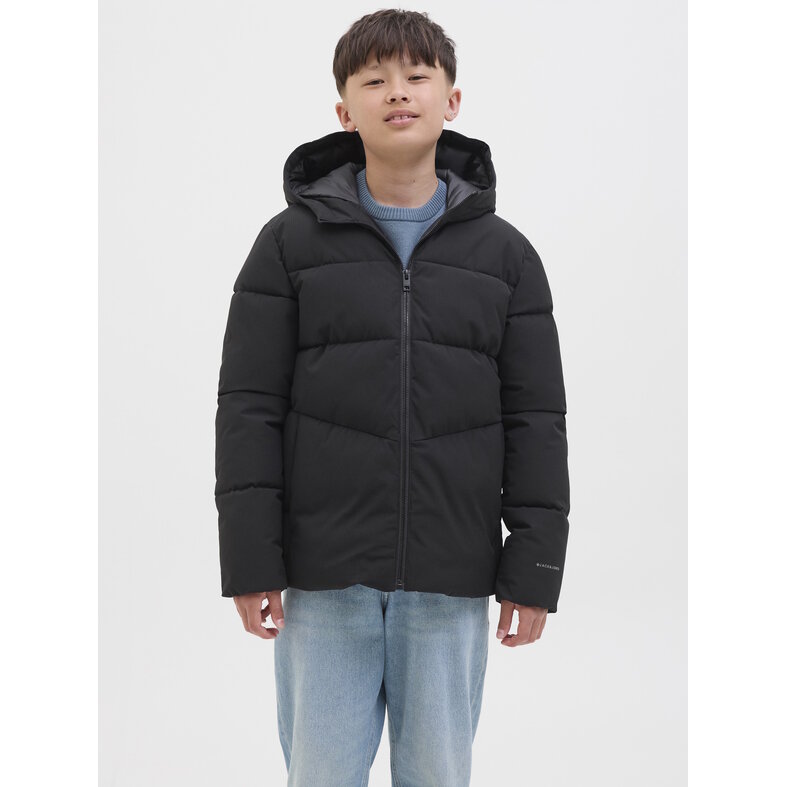 Jack & Jones Junior Jack & Jones Junior Jongens Winterjas JJGLOBAL Puffer Jacket Zwart