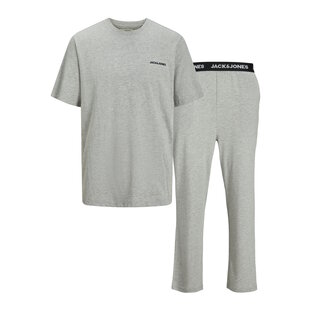Jack & Jones Men's Pyjama Set JACEVEREST Light Grey