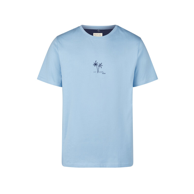 Phil & Co Phil & Co Men's Short Pants Short Pajama Set Light Blue