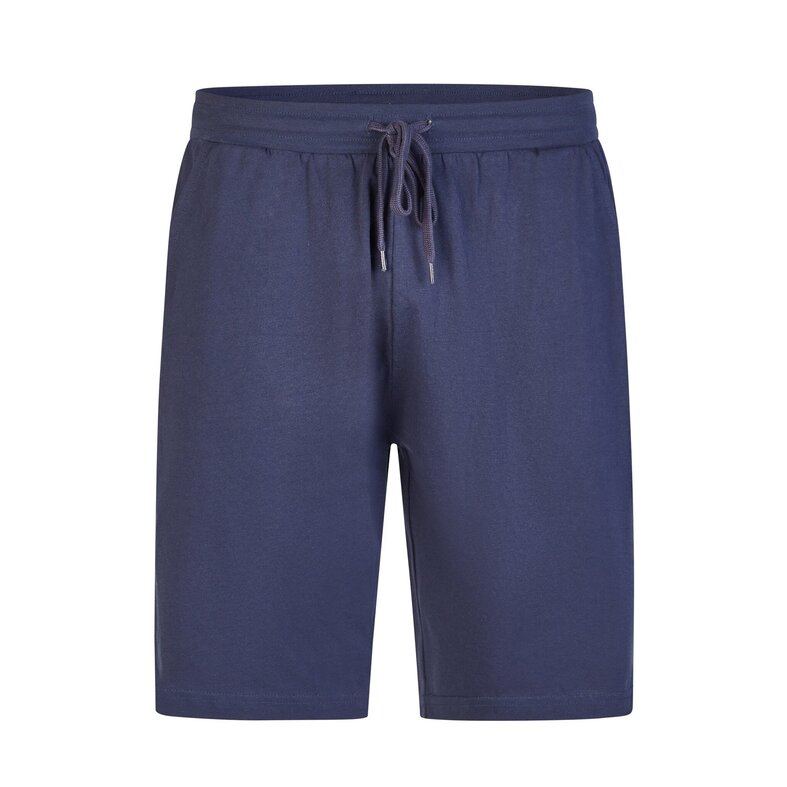 Phil & Co Phil & Co Men's Short Pyjama Pants Striped/Plain Blue 2-Pack