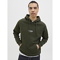 Jack & Jones Jack & Jones Men's Hoodie JJESOHO Dark Green