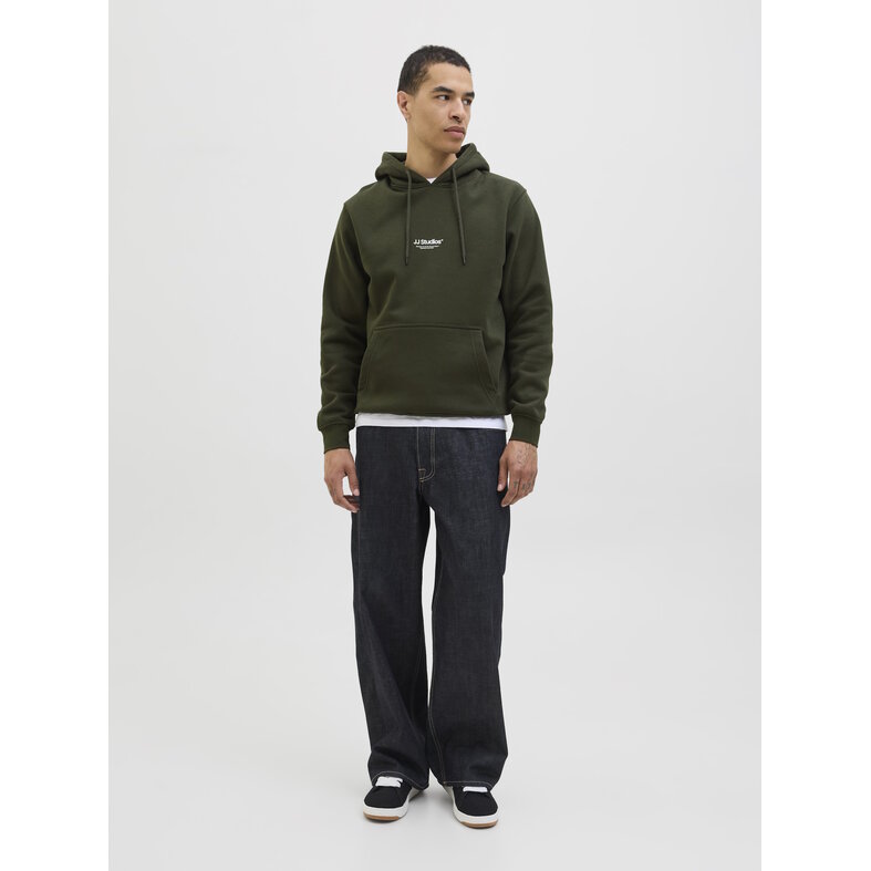 Jack & Jones Jack & Jones Men's Hoodie JJESOHO Dark Green