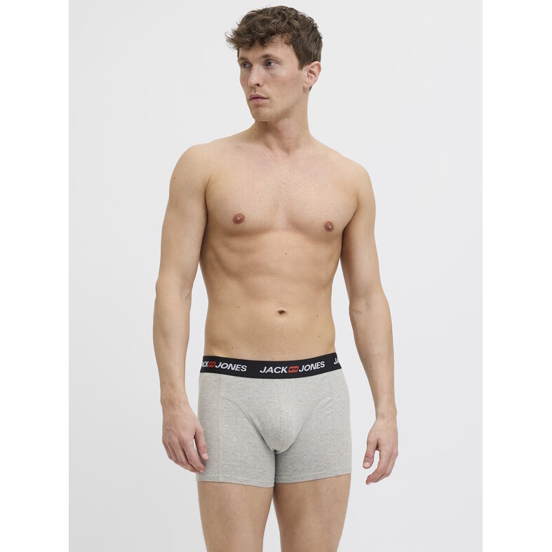 Jack & Jones Jack & Jones Heren Boxershorts Trunks JACCORP 7-Pack Grijs