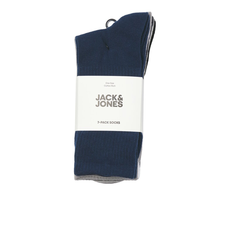 Jack & Jones Junior Jack & Jones Junior Jongens Sportsokken JACNICK Tennissokken 7-Pack Multicolor