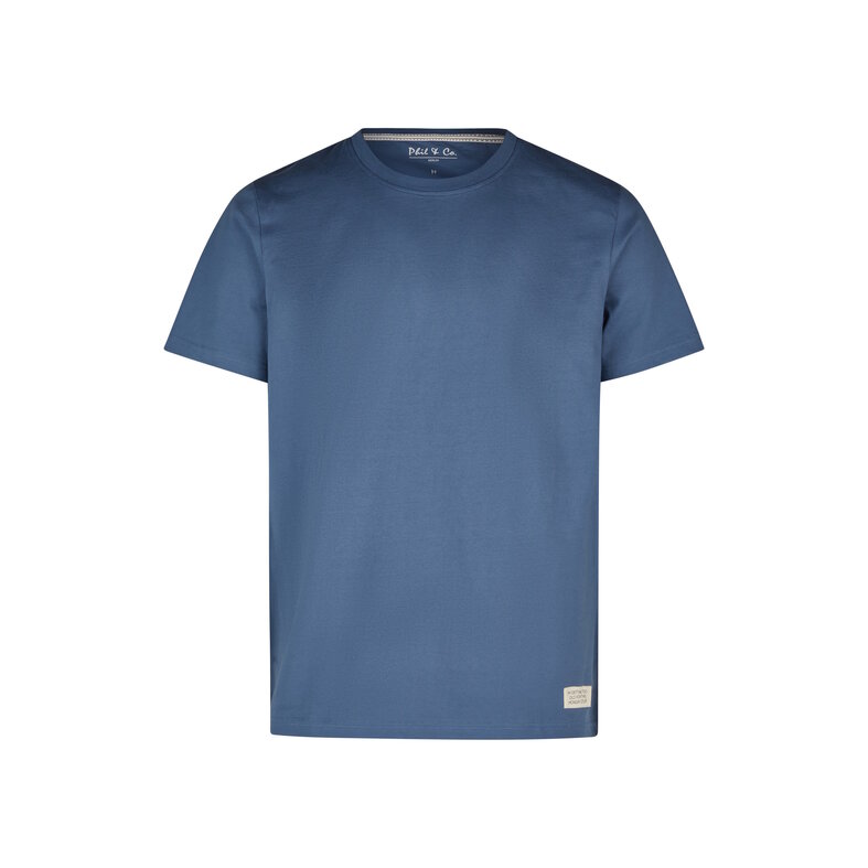 Phil & Co Phil & Co Men's Short Pajama Short Pajama Set Blue Striped