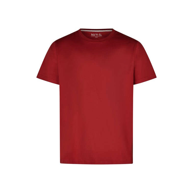 Phil & Co Phil & Co Men's Short Pajama Short Pajama Set Red Striped