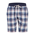 Phil & Co Phil & Co Men's Short Pants Short Pajama Set Dark Blue Checkered