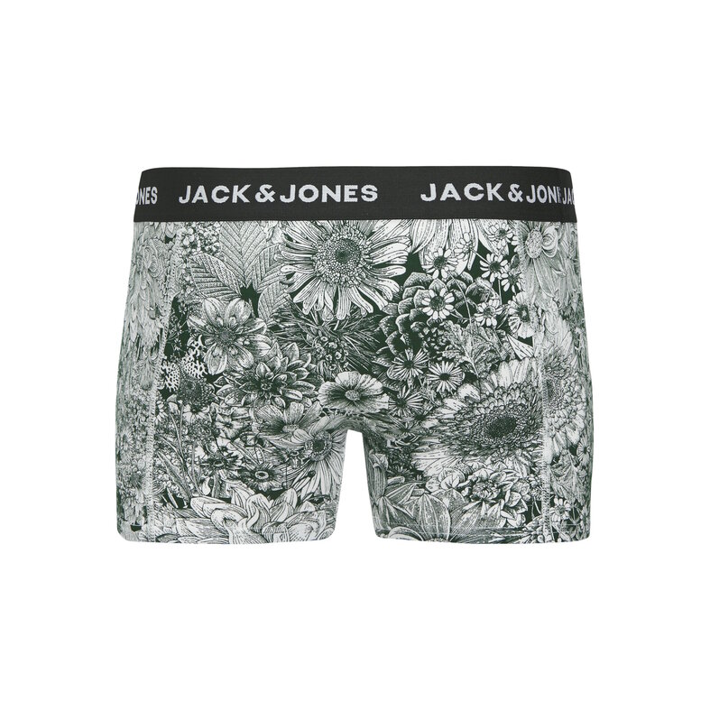 Jack & Jones Jack & Jones Heren Boxershorts Trunks JACADRIAN 3-Pack Gebloemd