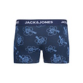 Jack & Jones Jack & Jones Men's Boxer Shorts Trunks JACANTHONY Print 3-Pack Blue