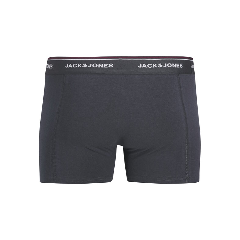 Jack & Jones Jack & Jones Heren Boxershorts Trunks JACAVERY Effen 5-Pack Grijs