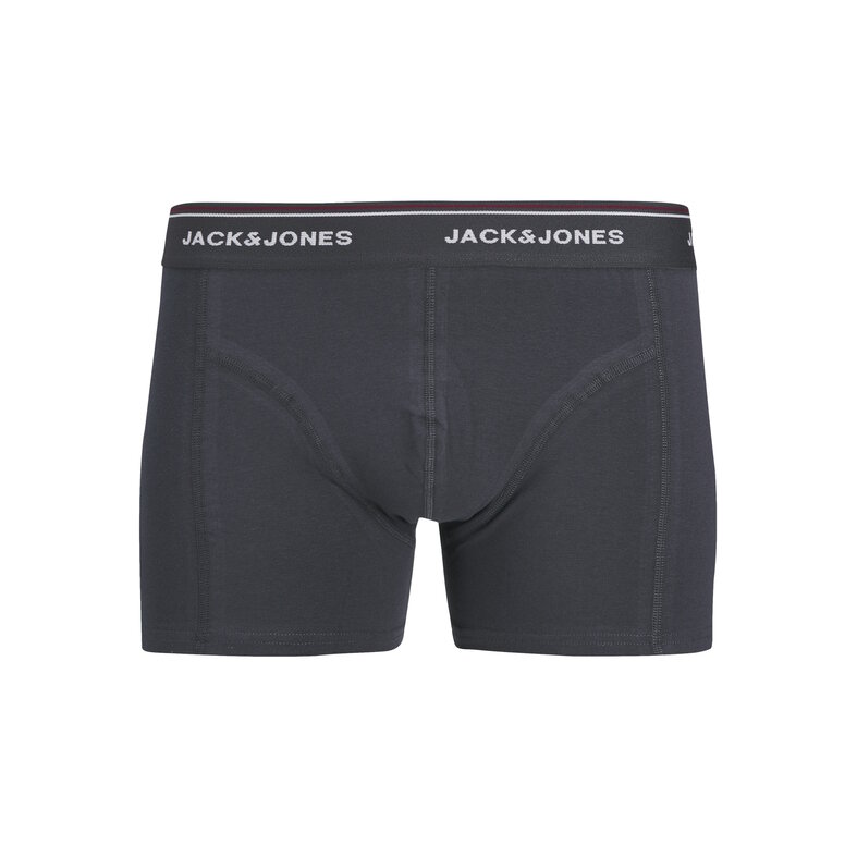 Jack & Jones Jack & Jones Heren Boxershorts Trunks JACAVERY Effen 5-Pack Grijs