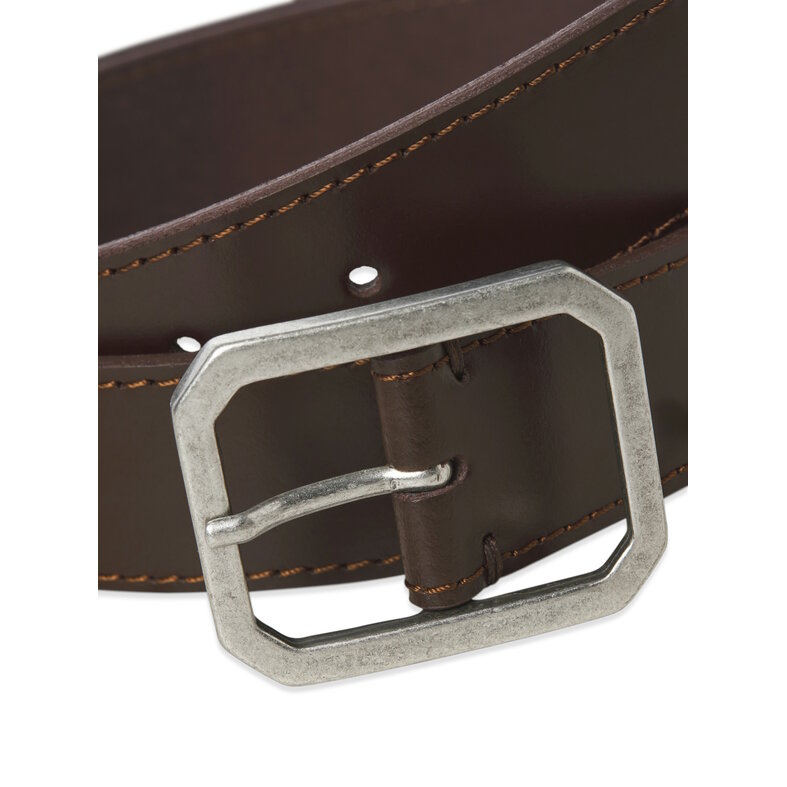 Jack & Jones Jack & Jones Men's Belt JACSQUARE Leather Brown