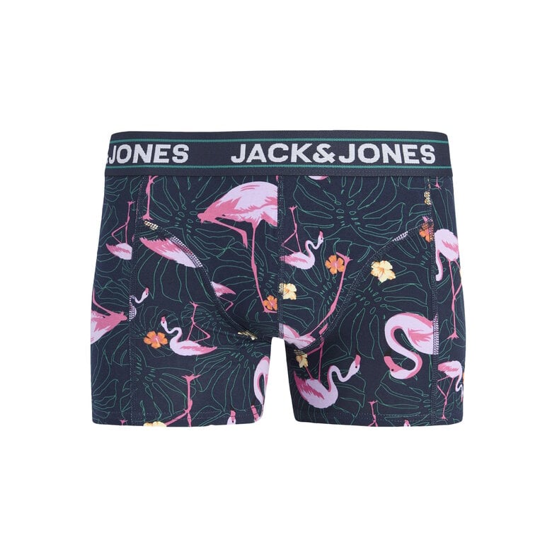 Jack & Jones Jack & Jones Heren Boxershorts Trunks JACANDY 3-Pack Flamingo Print