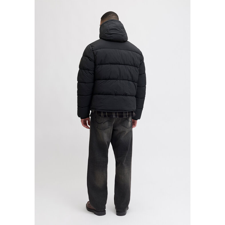 Jack & Jones Jack & Jones Men's Winter Jacket JJEDETROIT Puffer Jacket Black