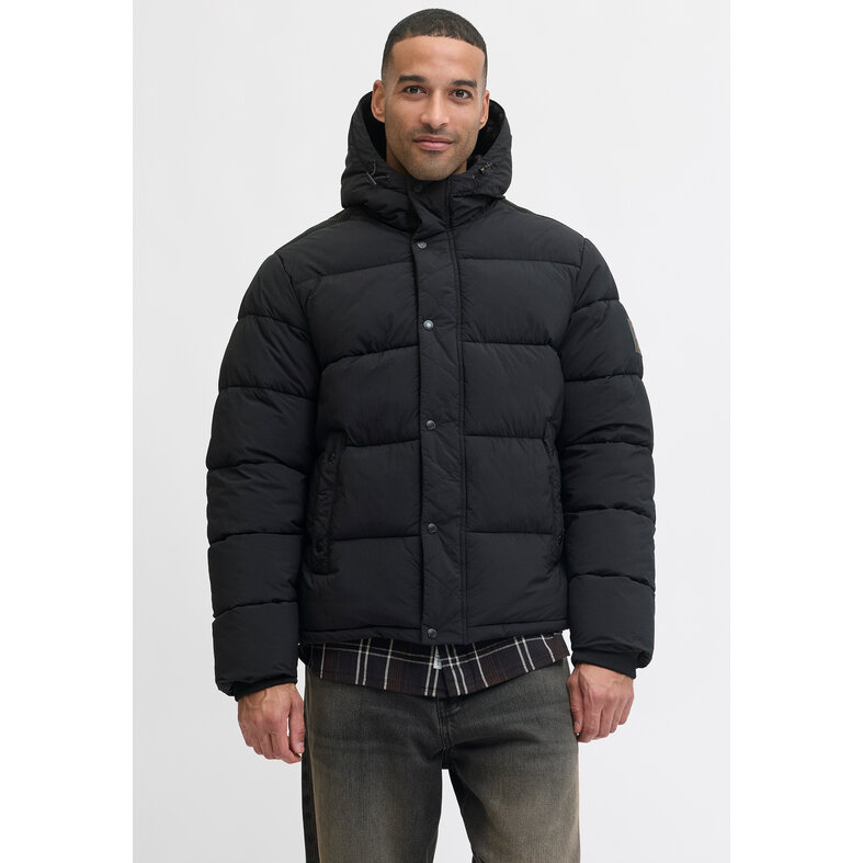 Jack & Jones Jack & Jones Men's Winter Jacket JJEDETROIT Puffer Jacket Black