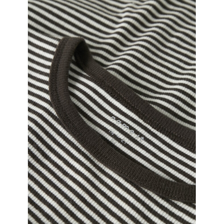 Name It Name It Meisjes Pyjama Set NMNNIGHTSET STRIPE Zwart/Wit