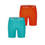 Happy Shorts Happy Shorts Heren Boxershorts Met Lange Pijpen Boxer Briefs Neon Groen/Oranje