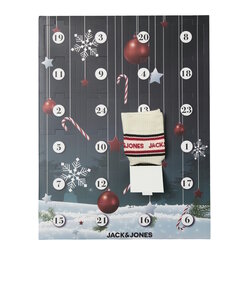 Jack & Jones Heren Sokken Adventskalender 24-Paar Giftbox Kerst
