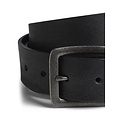 Jack & Jones Jack & Jones Heren Riem JACVICTOR Leer Zwart