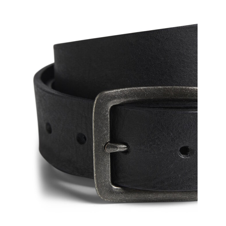 Jack & Jones Jack & Jones Men's Belt JACVICTOR Leather Black