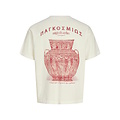 Jack & Jones Jack & Jones Men's Backprint T-Shirt JORARGOS Cream White