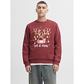 Jack & Jones Jack & Jones Heren Kersttrui JJCHRISTMAS Rood