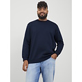 Jack & Jones Jack & Jones Men's Plus Size Sweater JJEBRADLEY Dark Blue
