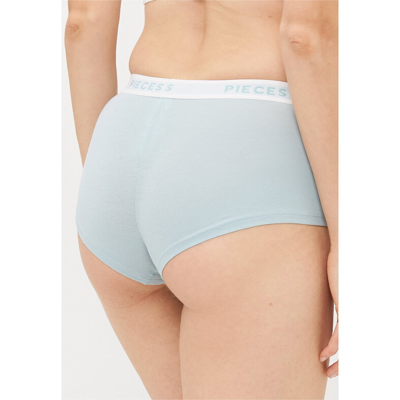 PIECES Pieces Dames Hipsters 4-Pack PCLOGO Effen