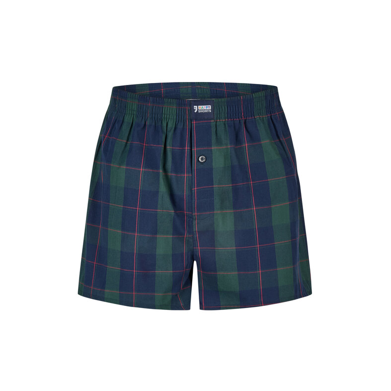 Happy Shorts Happy Shorts Wide Boxer Shorts Men's Christmas 3-Pack Checkered/Print/Plain