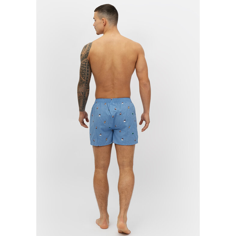 Happy Shorts Happy Shorts Wide Boxer Shorts Men's Christmas 3-Pack Checkered/Print/Plain