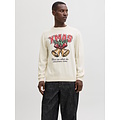 Jack & Jones Jack & Jones Heren Kersttrui JORHOLIDAY Off-White